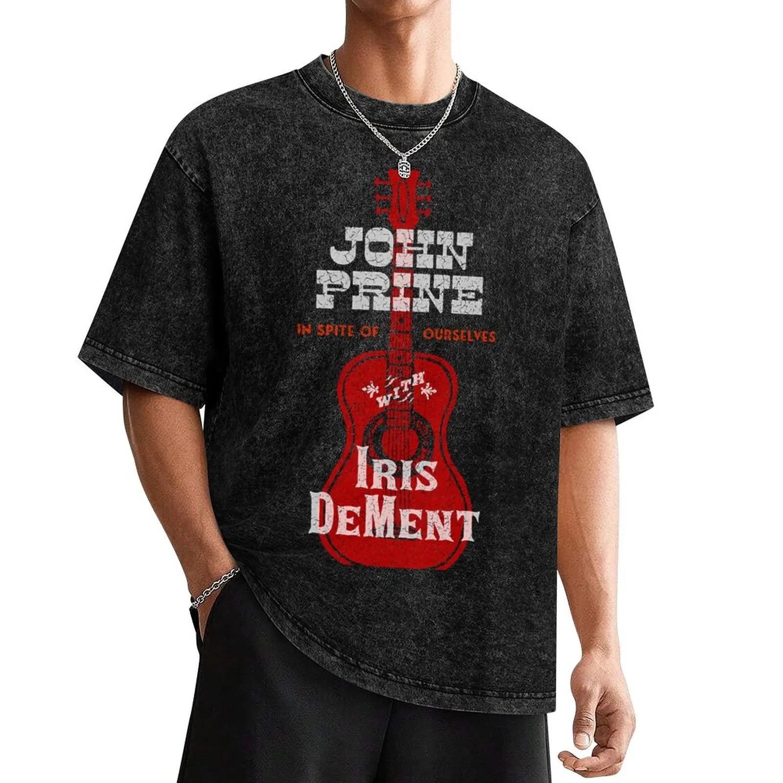 John Prine - Iris DeMent - In Spite of Ourselves T-Shirt anime t shirts summer clothes tees shirts men graphic