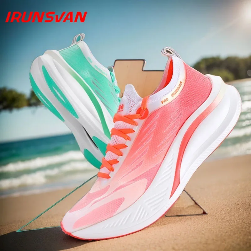 

IRUNSVAN Разделенные цветные туфли из карбоновой пластины, мягкие и эластичные, ударопрочные, мягкие и нескользящие, унисекс, модель 24046