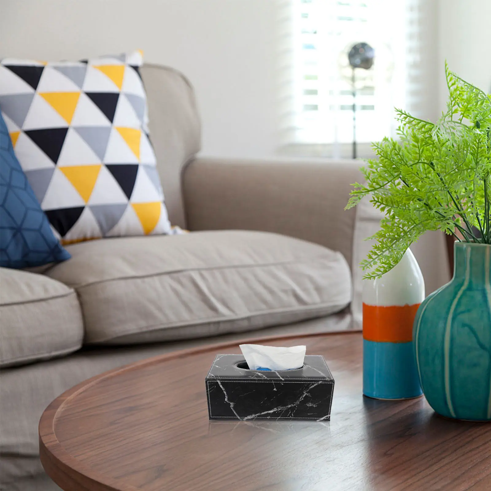 

1 шт. Мраморная коробка для салфеток, современный декоративный диспенсер для дома, офиса, автомобиля, ванной, спальни, стола