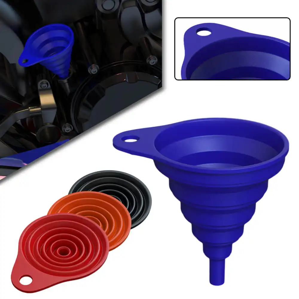 

Motorcycle For BMW k1600b K1600GT K1600GTL R1100GS r1100r R1100RS Engine Funnel Universal Silicone Liquid Funnel Washer Fluid