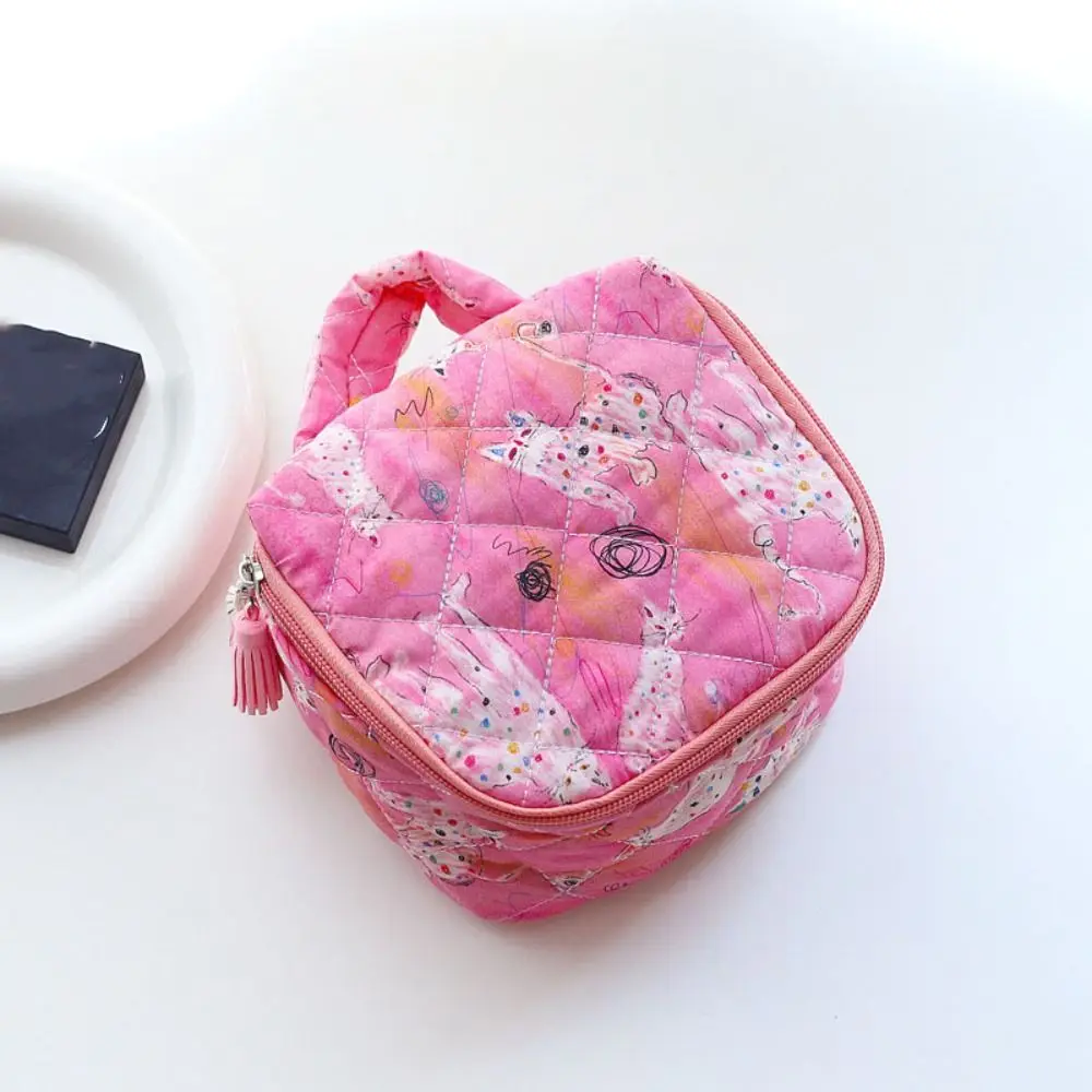 Cartoon Cat Makeup Bag Protection Case Organizers Handheld Cosmetic Bag Skincare Storage Bag Handbag Toiletries Organizer Sports