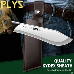 PLYS-A large machete with a scabbard, suitable for heavy chopping, yard work, and jungle clearing, for outdoor camping KR9195