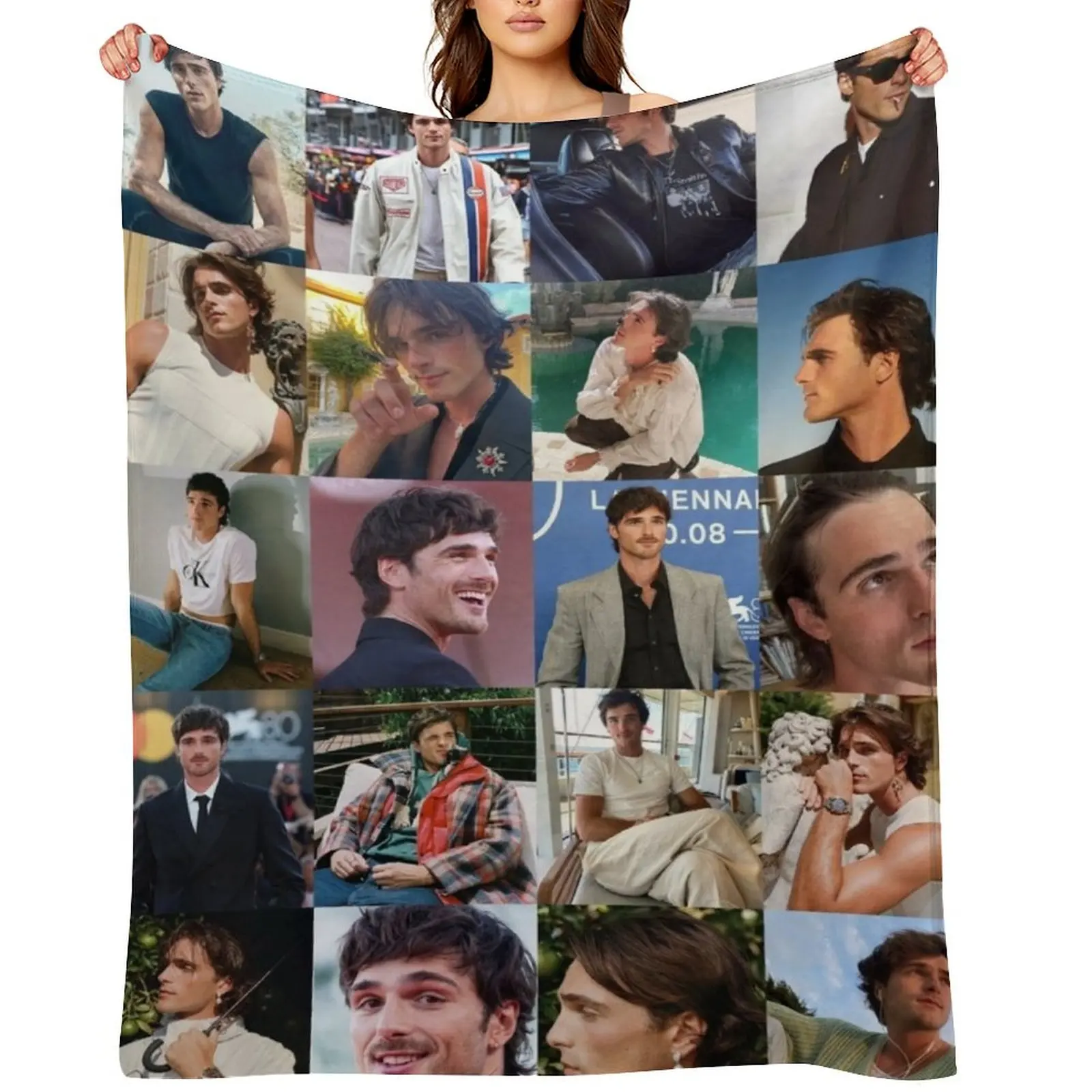 

Jacob Elordi Throw Blanket Loose heavy to sleep for sofa Bed Fashionable Blankets