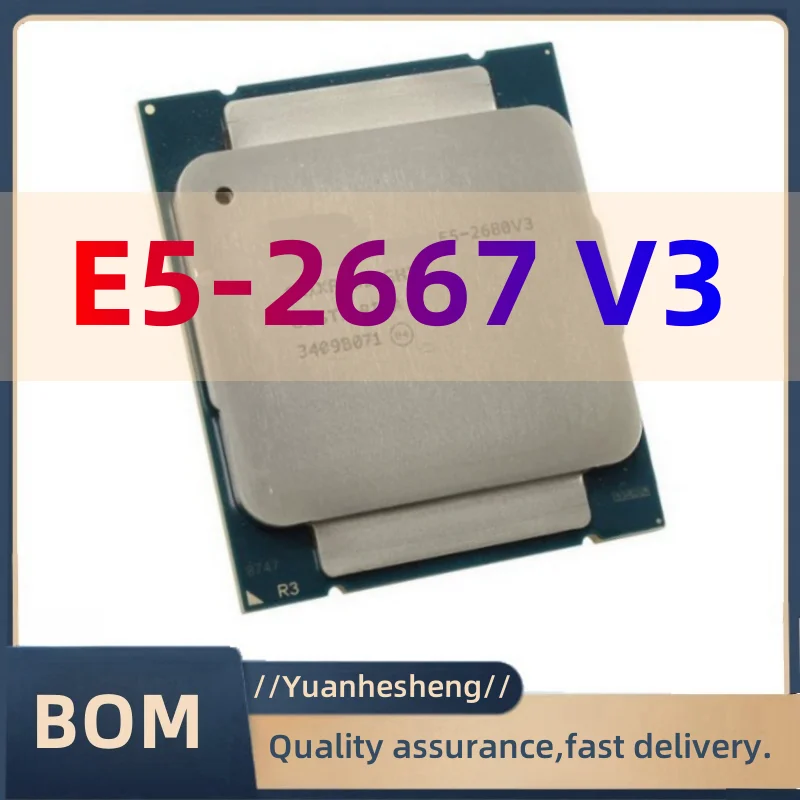 E5 2667 V3 3.2Ghz 8-Core 16-Thread LGA 2011-3 prosesor cpu