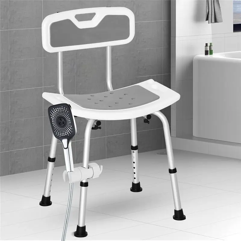 ABJI-Easy Mount Hand Shower Holder For Shower Chair, Suitable For Bathroom Bath Stools And Transfer Benches