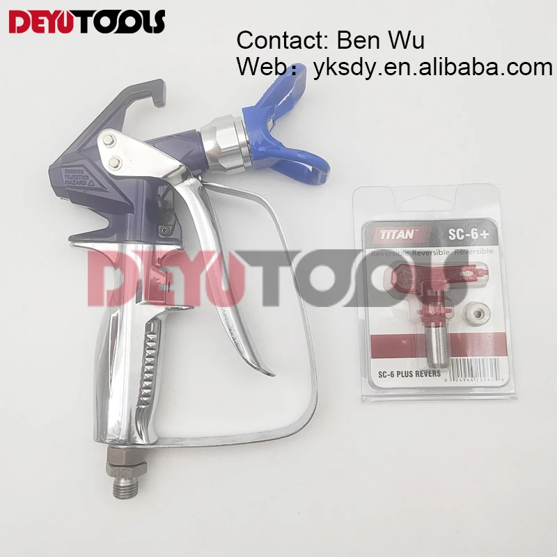 Professional Airless Spray Gun With 517 Spray Tip Airless Spraying Machine For TItan Wagner Paint Sprayers