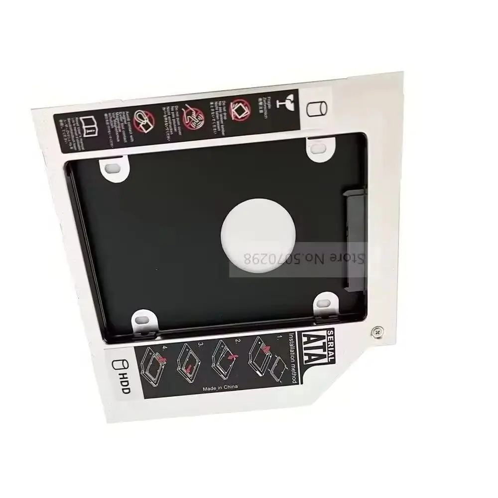 

2nd Secondary 2.5 SATA HDD SSD Hard Drive Optical bay Caddy Frame Bracket for Acer Aspire ES1-521 Ei-570 ES1-411 ES1-531 ES1-732