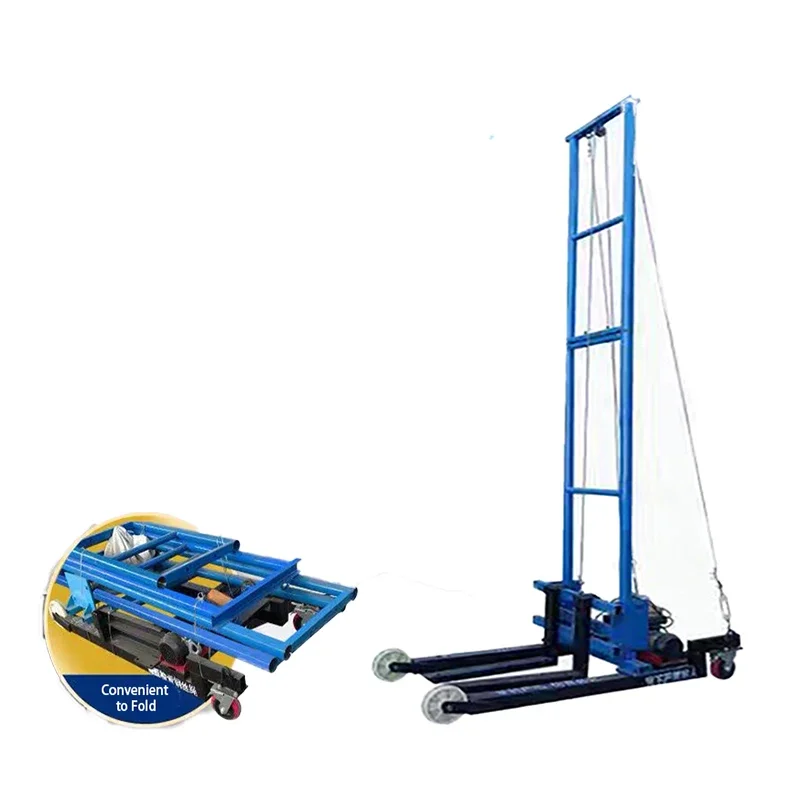 6M 220V Electric Forklift Manual Hydraulic Hand Push Mobile Lifting Forklift Warehouse Logistics Handling Forklift