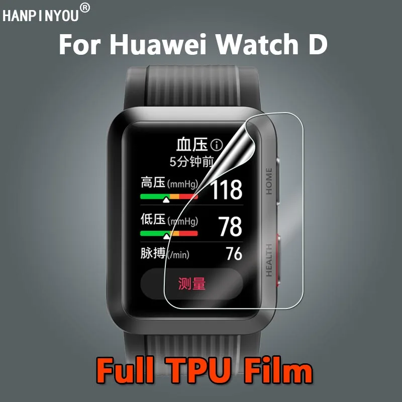 

10Pcs For Huawei Watch D SmartWatch Ultra Clear Slim Anti-Scratch Soft TPU Hydrogel Film Screen Protector -Not Tempered Glass