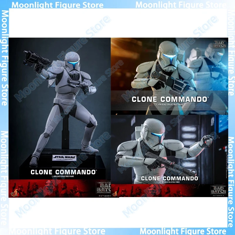 En Stock Hottoys TMS131 Star Wars Star Wars: The Bad Batch Clone Commando Anime figura de acción juguete para regalo modelo colección