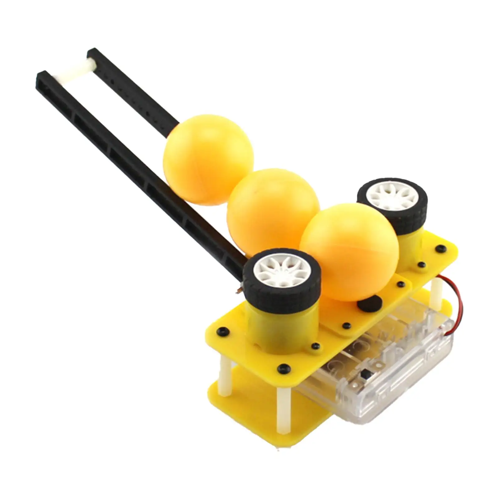 Electric Ball Pitching Machine Toy DIY Science Toys Puzzle Educational Toys