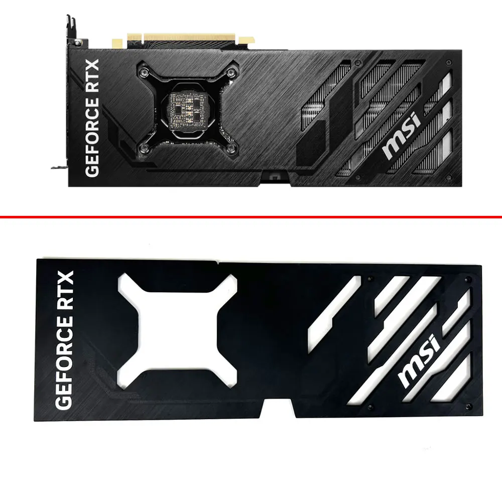 old Original Video Card Backplane RTX4070 For MSI RTX 4070 4070 Ti VENTUS 3X E Replacement Graphics Card GPU Backplane