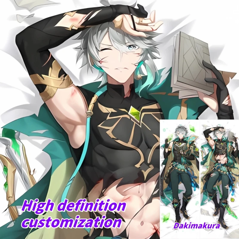 

Dakimakura Anime Pillow Case Genshin Impact Alhaitham Double-sided Print Of Life-size Body Pillowcase Gifts