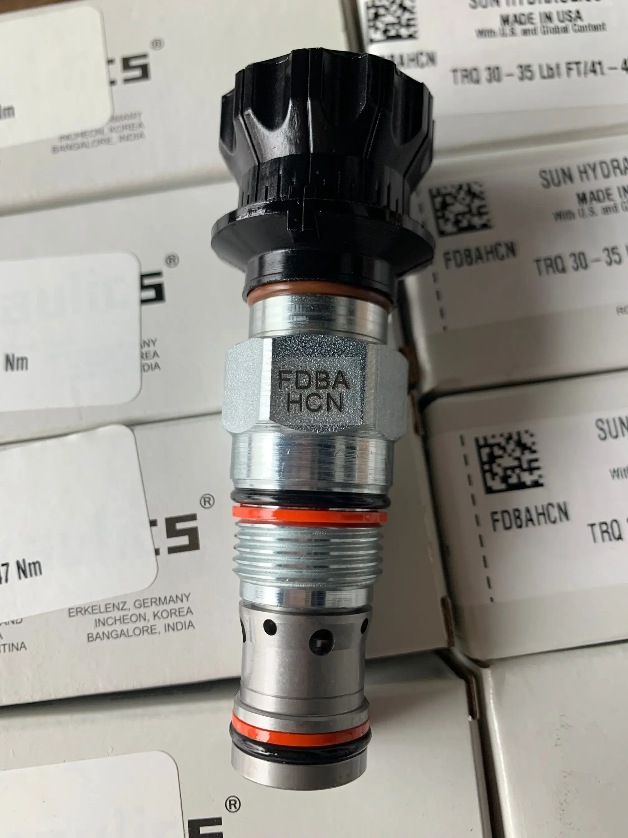 FDBA-HCN FDBAHCN SUN Hydraulics Original USA Fully Adjustable Pressure Compensated Flow Control Valve with Reverse Flow Check
