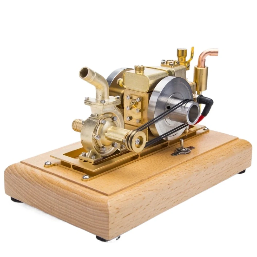 1.6cc 4-stroke Mini  M12-P70 Retro Water-cooled Gasoline Engine Model Toy Ornament Can Be Applied To Physics Teaching Experiment