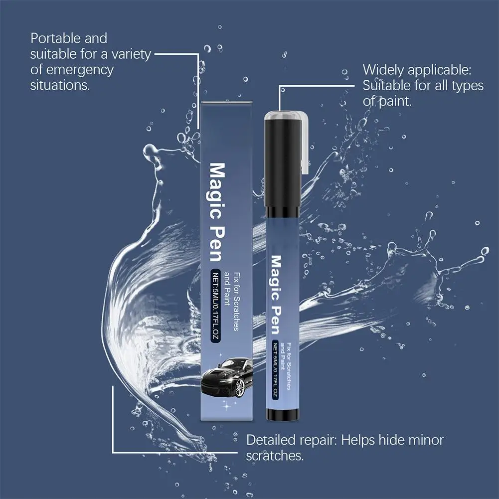 1/3/5pcs 5ml Car Magic Pen Efficient Repair Car Surfaces Scratches Paint Daily Cleaning Maintenance Car Paint Scratch Care Pen