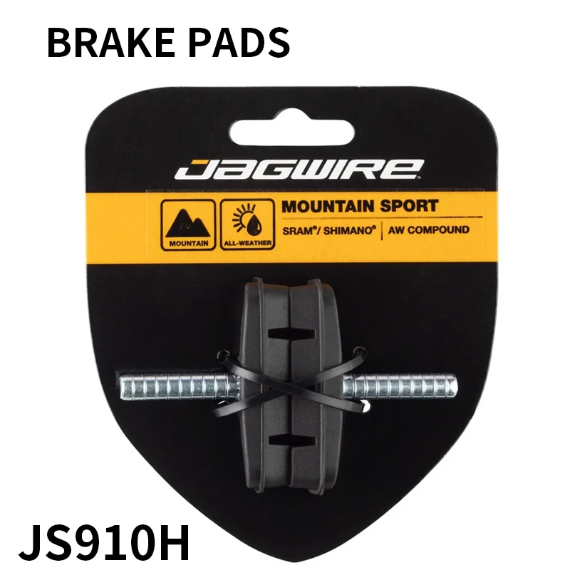 وسادات فرامل الدراجة من Jagwire وسادات فرامل على شكل حرف V تناسب ShimanO/TEKTRO/TPR لدراجات ركاب الطرق الجبلية