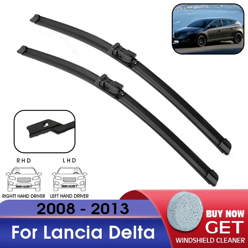 Car Wiper Blade Front Window Windshield Rubber Refill Wipers Blades For Lancia Delta 2008-2013 LHD / RHD 24