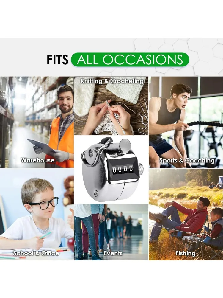 Nouveau compteur numérique de comptage manuel comptage manuel compteur d'entraînement Clicker de Golf numéro à 4 chiffres compteur de comptage à main Mini Mechani