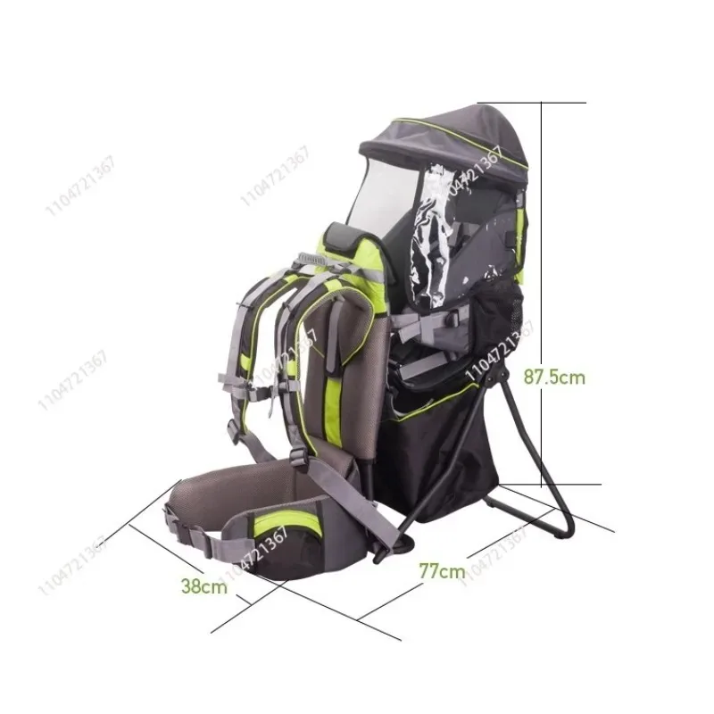 

Straps Back Chair Travel Out Back Frame Foldable Lightweight 1pcs