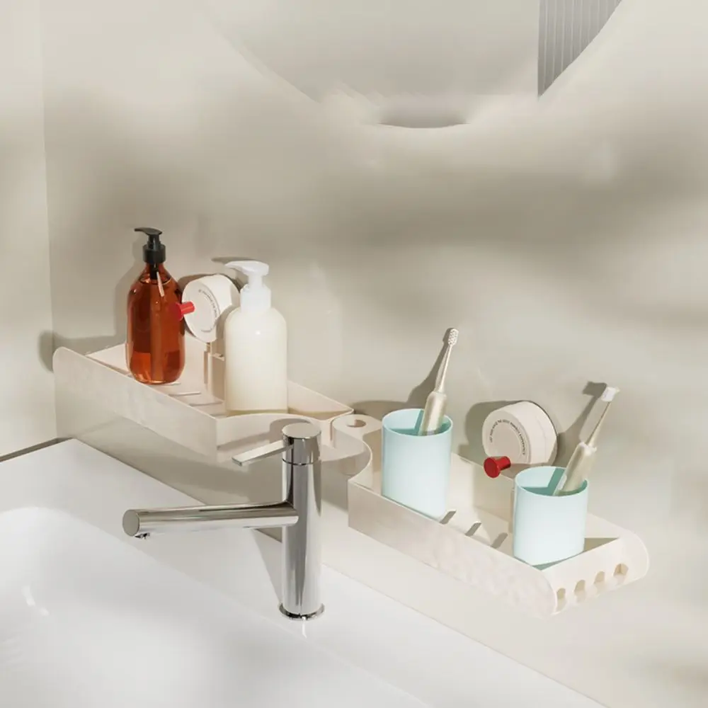 

Durable Rotatable Storage Rack Wall-mounted Household Storage Holder Drain Hanging Bathroom Accessories Toilet