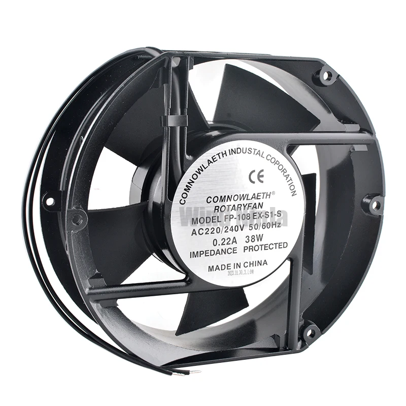 

FP-108EX-S1-S/B 172mm fan 17251 172x150x51mm AC110V 220V 380V 38W Heat resistant axial fan cooling fan for cabinet