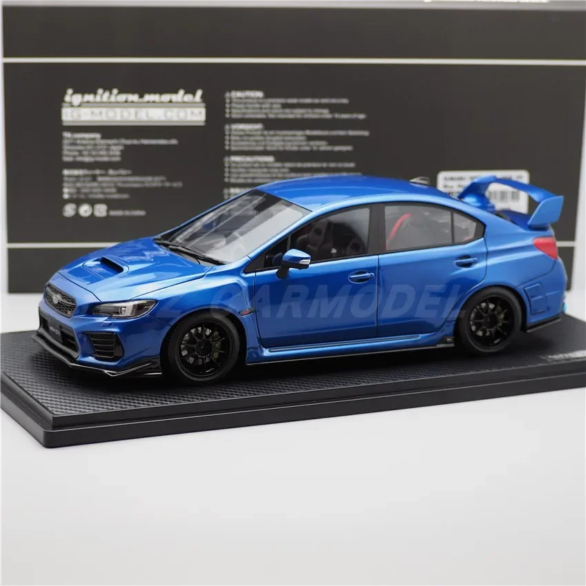 

IG 1:18 WRX CBA-VAB STI BlueMetallic JDM Simulation Limited Edition Смола Метал Статическая Модель Автомобиля Игрушка в Подарок