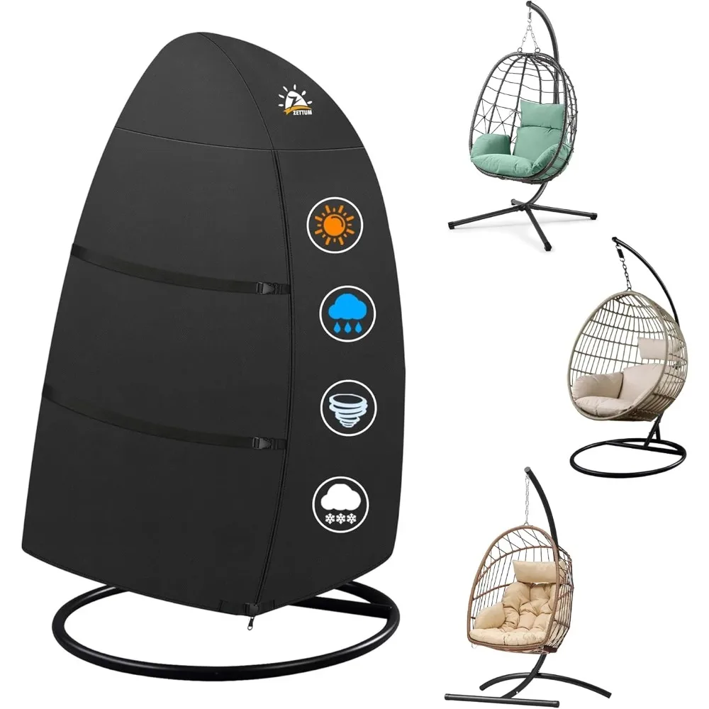 

Водонепроницаемый уличный одноместный подвесной чехол на стул-яйцо, сверхпрочный чехол 600D для наружного использования