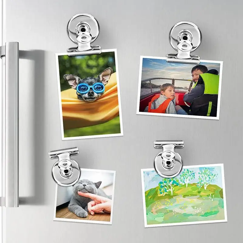 

10pcs Whiteboard Magnets Heavy Duty Magnetic Clips Strong Classroom Magnets For Kitchen Refrigerator Whiteboard Locker