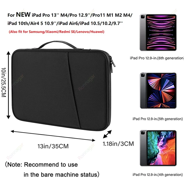 Etui na tablet Pasuje do 2024 iPad Pro 13 M4 12 9 Pro11 M1 M2 Air 4 5 Air6 10 Torba Samsung Lenovo Xiaomi Redmi Huawei Tablet
