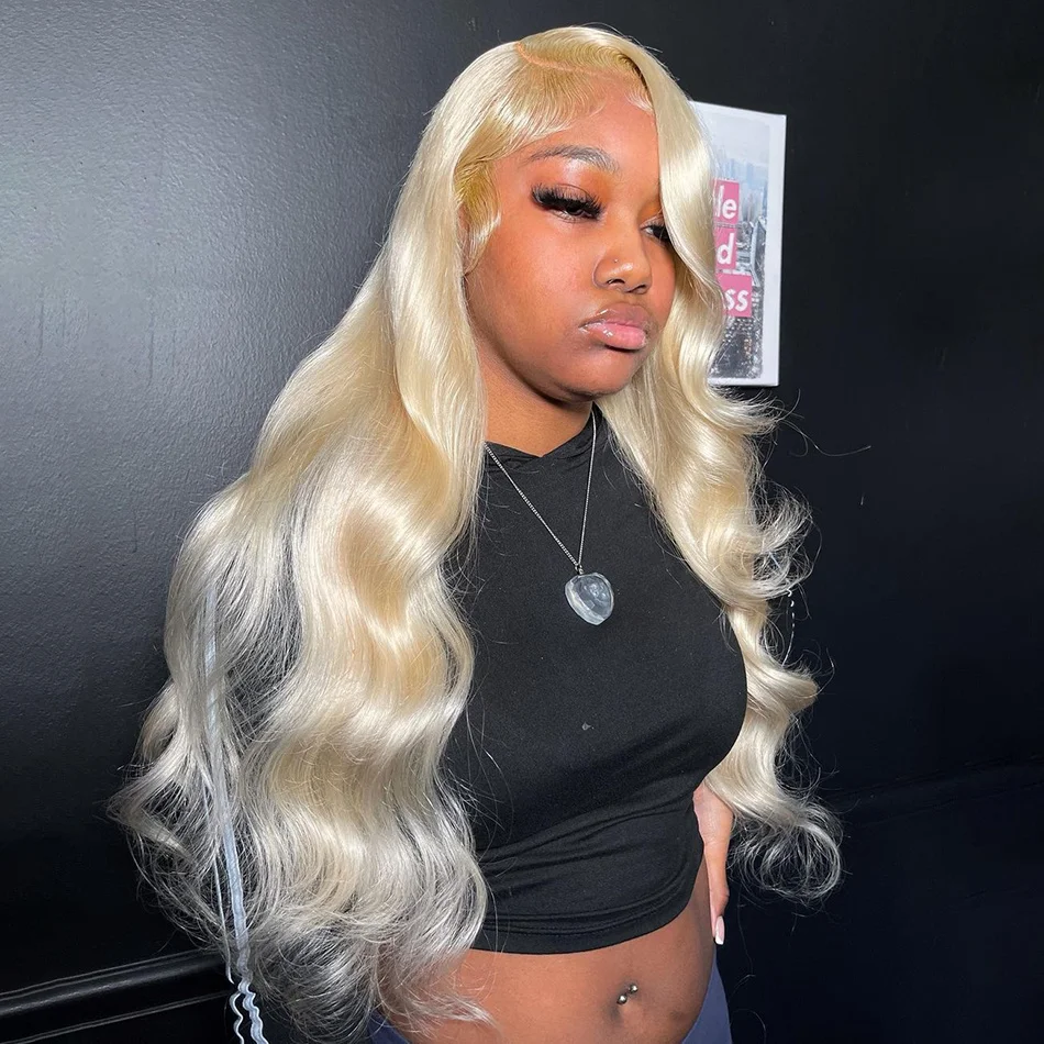 613 Blonde Lace Front Wig Human Hair Glueless 13X6 Hd Lace Frontal Wig Body Wave Lace Front Wig 13X4 Lace Front Human Hair Wig