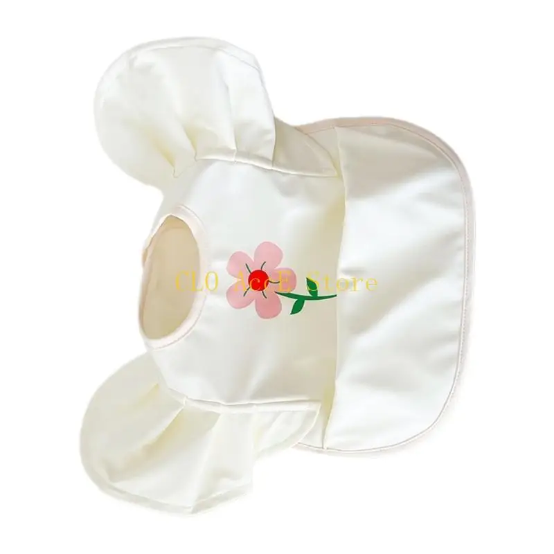 

16FE Waterproof Bib for Baby Girls Boy Toddlers Feeding Towel Infants Drooling Bib