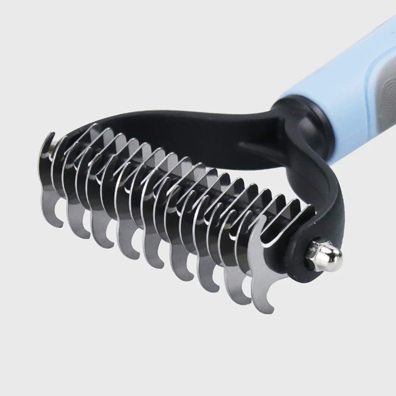 Animal Hair Brush Dog Grooming Brush Pet Hair Remover for Matted Long and Short Curly Haired Cats Pet Supplies Dog Accessories image 4