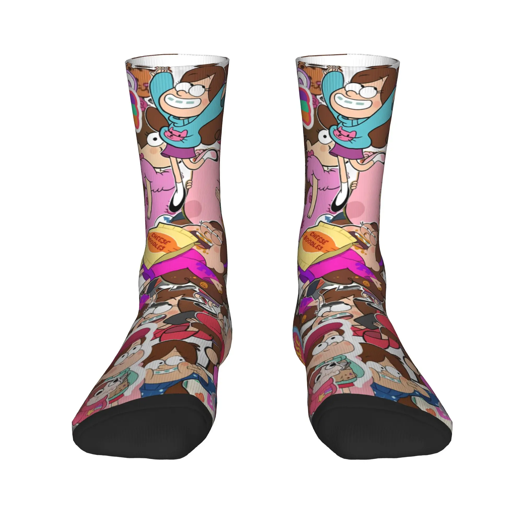 Socks Gravitys Anime Falls Anti Skid Stockings Women Men Warm Soft Climbing Socks Autumn Harajuku Design Socks