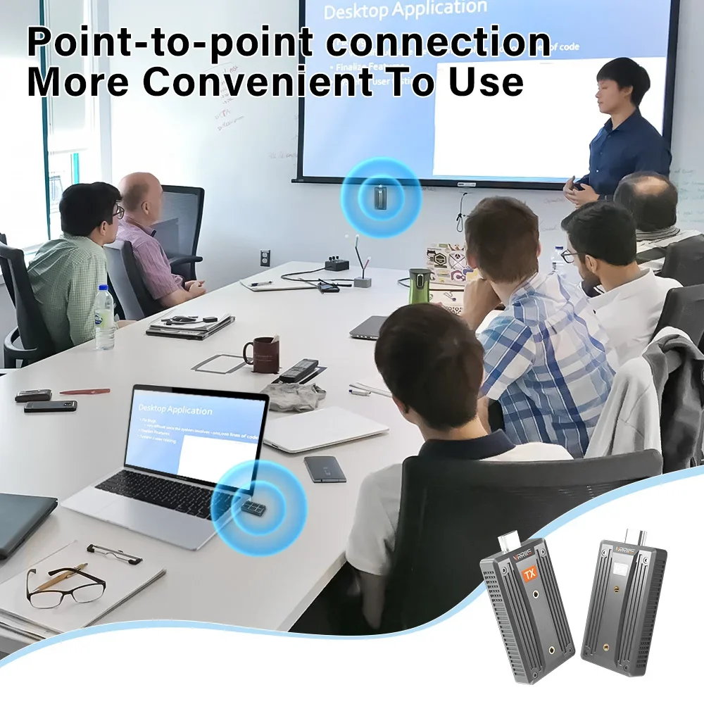 200M Portable Wireless Extender kit Wireless HD Video Transmission Transmitter and Receiver For SLR Camera Laptop PC To TV