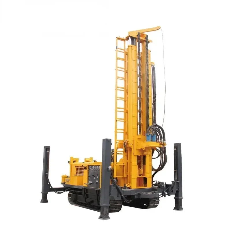 400m Depth Water Well Drilling Rig Borehole Crawler Type Energy Mining Well Rig Sale