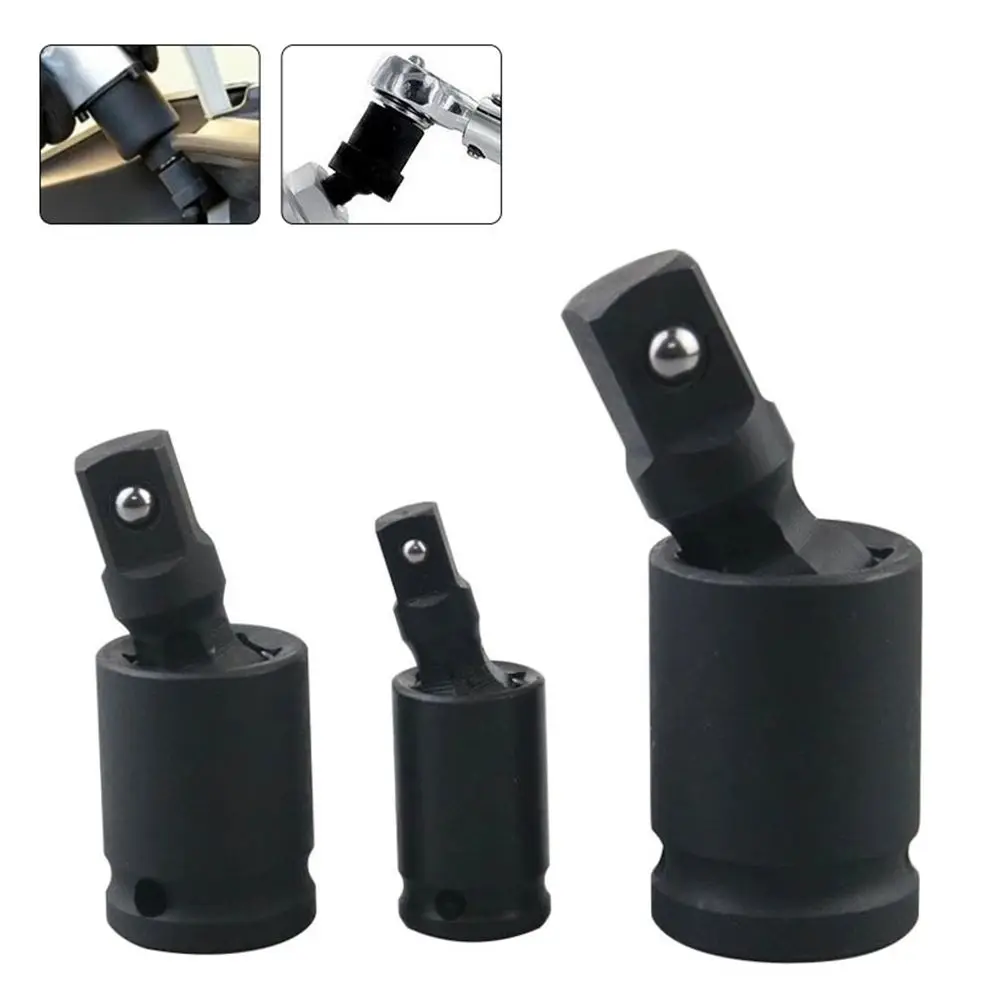 

1/2 360 Degree Swivel Knuckle Joint Air Impact Wobble Socket Adapter Hand Tools Portable Universal Tools Pneumatic