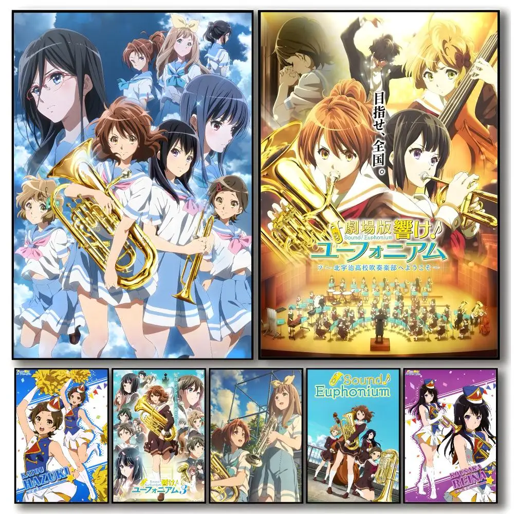 anime music Sound! Euphonium Poster Trendy Aesthetic Wall Art Poster for Dorm Room Bedroom Decor