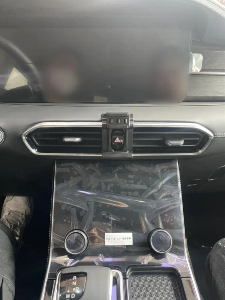 Premium Car Phone Mount & Base For 2021 2022 2023 2024 JETOUR X90 PLUS, No Interference With Air‑Vent Airflow After Installation