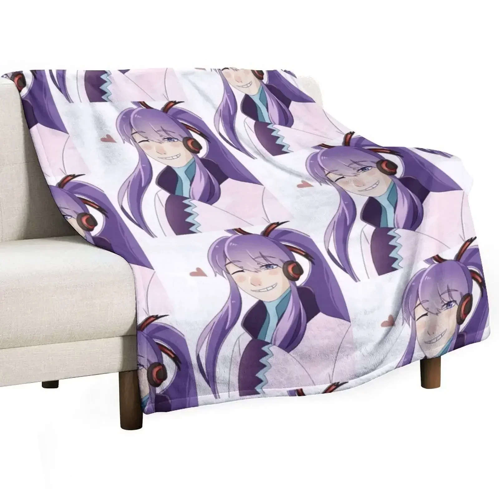 Gakupo Kamui - Vocaloid Throw Blanket blankets and throws decorative Luxury Blankets