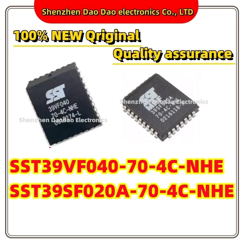 5Pcs SST39VF040-70-4C-NHE 39VF040-70-4C-NHE SST39SF020A-70-4C-NHE 39SF020A-70-4C-NHE PLCC-32 Static memory chip IC new original