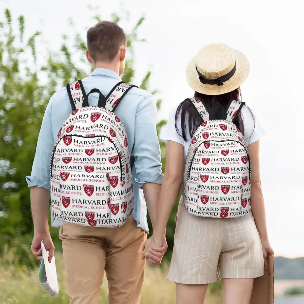 

Harvard Medical School Student Backpack School Bag Hiking Travel Daypack for Men Women Bookbag Shoulder Bags