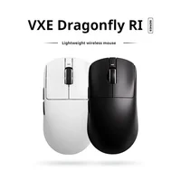 Nuevo ratón Vxe Dragonfly R1 SE del juego E-Sports batería de larga duración Paw3395 ratón Bluetooth ergonómico ligero de tres modos