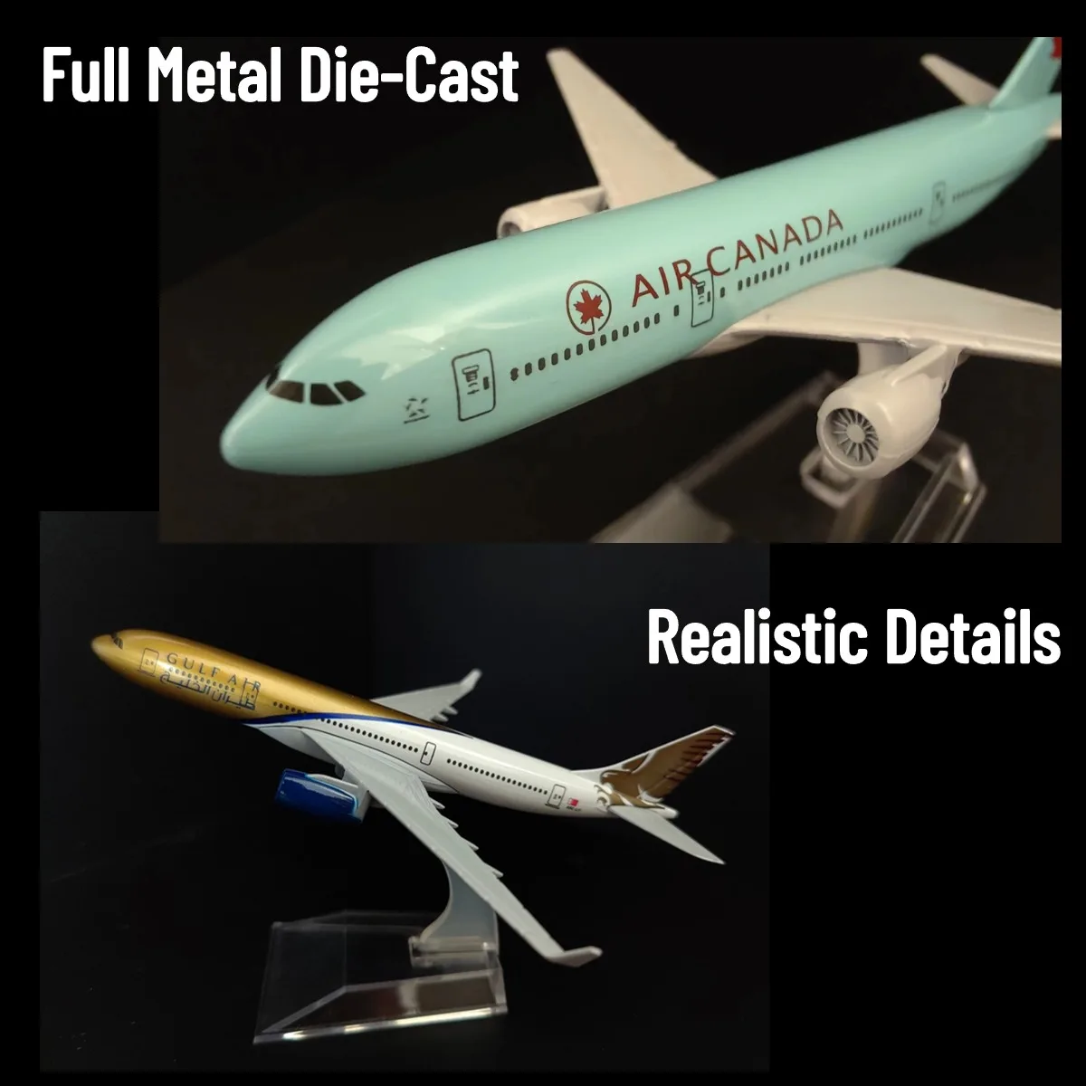 Scale 1:400 Metal Aircraft Replica 15cm B737 B747 B787 A330 A380 Boeing Airbus Airplane Diecast Model Miniature Gift Toy for Boy