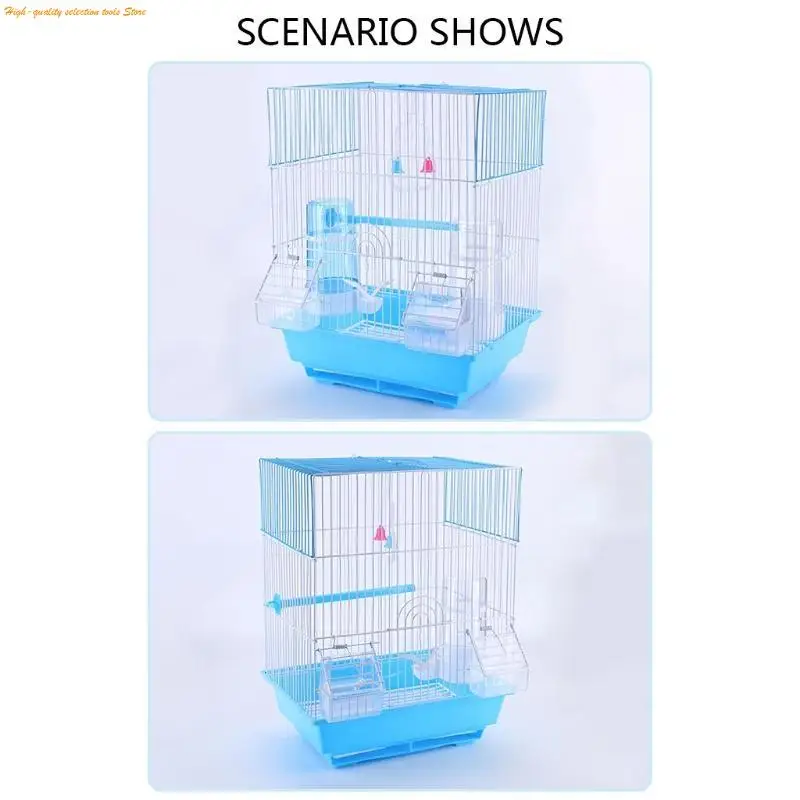 203F 2 Pieces No-Mess Bird Feeders Parrot Automatic Water Dispenser  Feeder