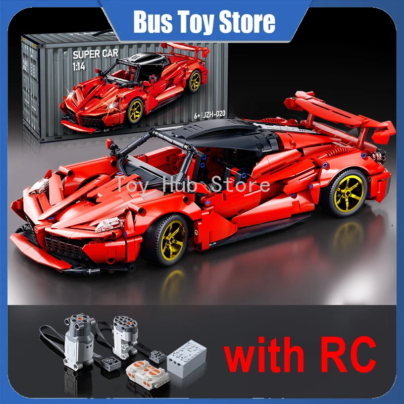 1:14 ラフェラーリスポーツカー RC おもちゃスポーツブロックブロックレーサービルディングブロック車モデル知育玩具誕生日子供のためのギフト