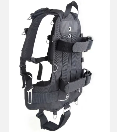 Hot Selling  At Good Prices Scuba  BCD Technical Diving Harness To Fit Backmount Wing  with Soft Shoulder Pad Adjustable Strap