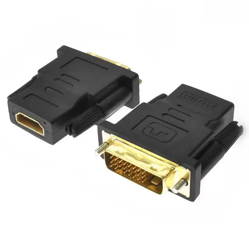 DVI to HDMI Female Adapter High Definition Cable for Monitor Screen Computer Notebook Two Way Mutual Conversion Adapter Head