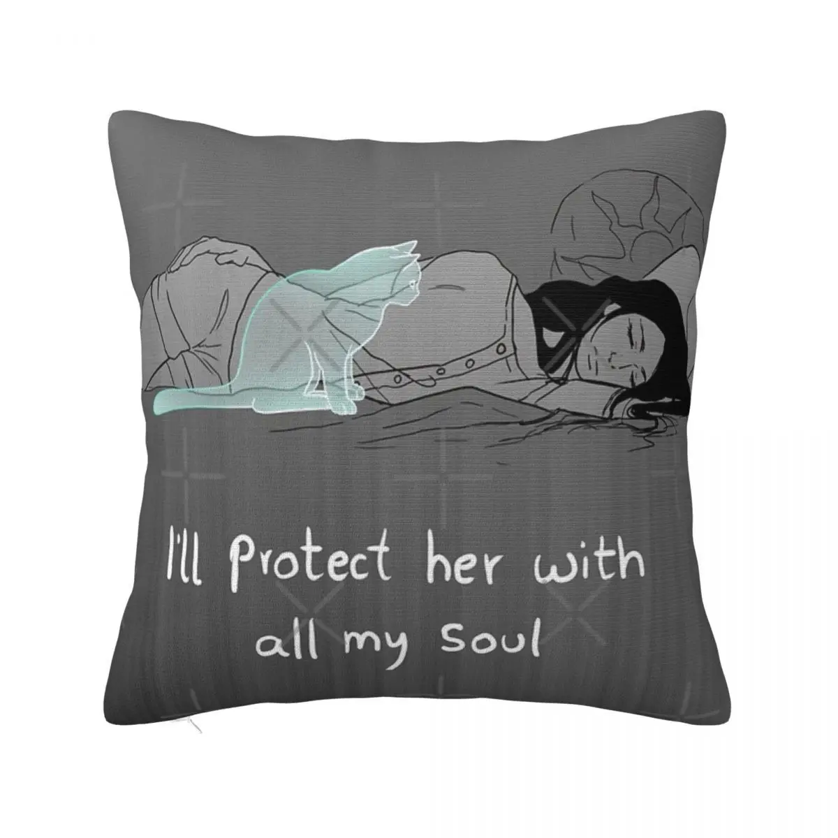 Guardian Soul Cushion Body Pillow Anime 45X45 Cushions Cover Pillow Case Pillow Cover