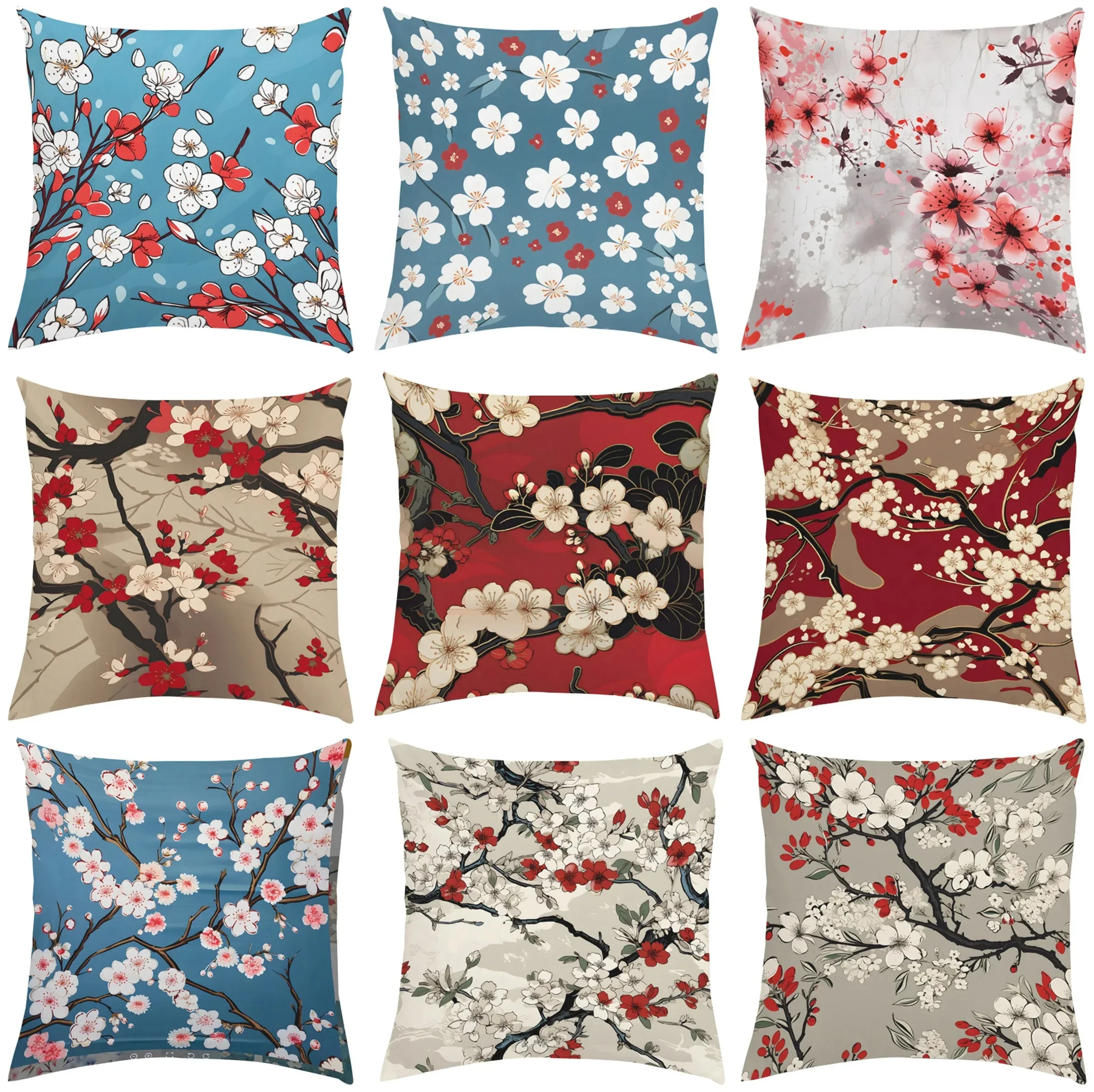 

Luxury Cherry Blossom Pillow Cover Decorative Cushion Cover Cushion Cover Pillow